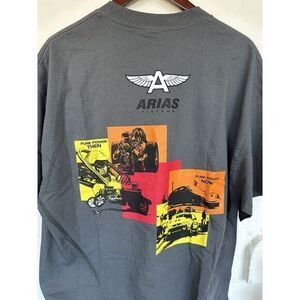 Arias Piston T-Shirt XL‎ See Photos. Charcoal Gray